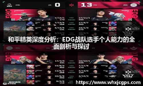 和平精英深度分析：EDG战队选手个人能力的全面剖析与探讨